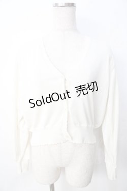 画像1: F＆A / ニットカーディガン  生成り Y-25-09-22-076-LO-TO-SZ-ZY