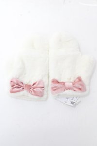 axes femme POETIQUE / ベロアリボンファーミトン  白 Y-25-09-22-013-AX-ZA-SZ-ZY