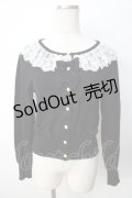 BABY,THE STARS SHINE BRIGHT / Crown Lace カーディガン  黒 Y-25-09-22-080-BA-TO-SZ-ZY