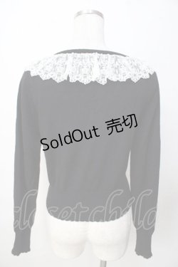 画像2: BABY,THE STARS SHINE BRIGHT / Crown Lace カーディガン  黒 Y-25-09-22-080-BA-TO-SZ-ZY