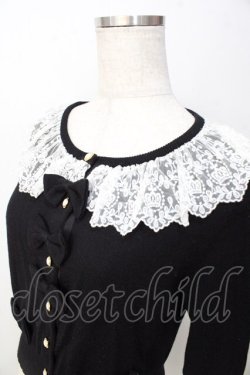画像3: BABY,THE STARS SHINE BRIGHT / Crown Lace カーディガン  黒 Y-25-09-22-080-BA-TO-SZ-ZY