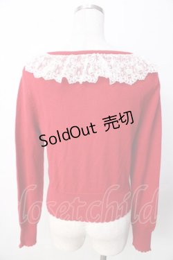 画像2: BABY,THE STARS SHINE BRIGHT / Crown Lace カーディガン  赤 Y-25-09-22-081-BA-TO-SZ-ZY