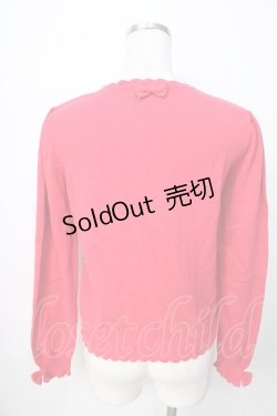 画像2: ALICE and the PIRATES / 薔薇と蝶々柄カーディガン  赤 Y-25-09-22-084-PA-TO-SZ-ZY