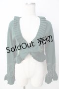 metamorphose / カメオ刺繍ボレロ  グリーン Y-25-09-22-087-ME-TO-SZ-ZY