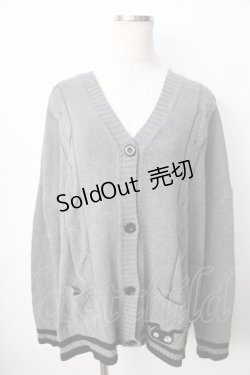 画像1: NieR Clothing / ニットカーディガン  グレー Y-25-09-22-089-PU-TO-SZ-ZY