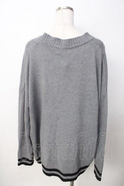 画像2: NieR Clothing / ニットカーディガン  グレー Y-25-09-22-089-PU-TO-SZ-ZY