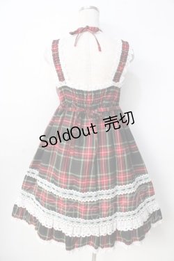 画像2: BABY,THE STARS SHINE BRIGHT / タータンチェックベビードールジャンパースカート  グリーン Y-25-09-22-090-BA-OP-SZ-ZY