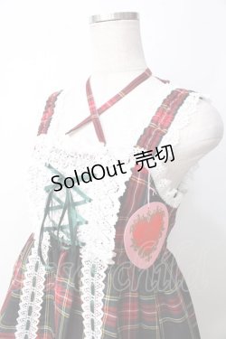 画像3: BABY,THE STARS SHINE BRIGHT / タータンチェックベビードールジャンパースカート  グリーン Y-25-09-22-090-BA-OP-SZ-ZY