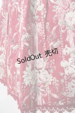 画像4: BABY,THE STARS SHINE BRIGHT / アントワネットブーケ柄リボンゴブランジャンパースカート  ボルドー Y-25-09-22-091-BA-OP-SZ-ZY