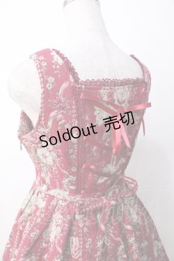 画像5: BABY,THE STARS SHINE BRIGHT / アントワネットブーケ柄リボンゴブランジャンパースカート  ボルドー Y-25-09-22-091-BA-OP-SZ-ZY