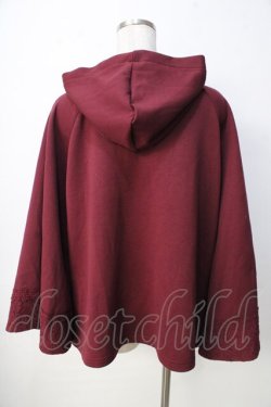 画像2: axes femme / ダンボールニットケープ F ワイン Y-25-09-22-097-AX-TO-SZ-ZY