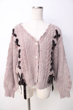 画像1: axes femme POETIQUE / レースアップベロアモール M モカ Y-25-09-22-101-AX-TO-SZ-ZY