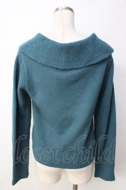 画像2: axes femme / ローズモチーフニット  グリーン Y-25-09-22-102-AX-TO-SZ-ZY