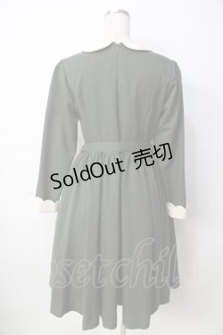 画像2: F&A / ベルト付きクレリック衿ワンピース F グリーン Y-25-09-22-112-LO-OP-SZ-ZY