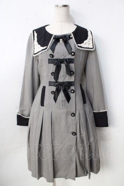 画像1: ALICE and the PIRATES / フローラセーラーワンピース  グレー Y-25-09-22-115-PA-OP-SZ-ZY