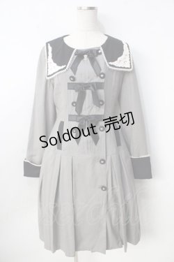 画像1: ALICE and the PIRATES / フローラセーラーワンピース  グレー Y-25-09-22-115-PA-OP-SZ-ZY