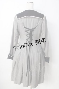 画像2: ALICE and the PIRATES / フローラセーラーワンピース  グレー Y-25-09-22-115-PA-OP-SZ-ZY