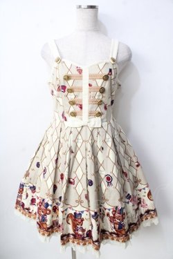 画像1: Angelic Pretty / TOY MARCHジャンパースカート  アイボリー Y-25-09-22-116-AP-OP-SZ-ZY