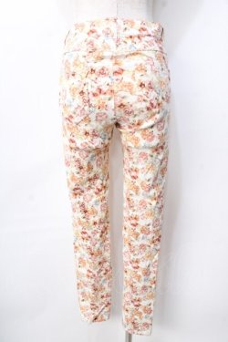 画像2: axes femme / 花柄ストレッチパンツ M オレンジ Y-25-09-22-117-AX-PA-SZ-ZY