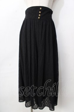画像1: axes femme / バックレースアップパンツ  黒 Y-25-09-22-120-AX-PA-SZ-ZY