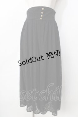 画像1: axes femme / バックレースアップパンツ  黒 Y-25-09-22-120-AX-PA-SZ-ZY