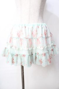 LIZ LISA / ブーケ柄レーススカパン  ミント Y-25-09-22-130-LO-PA-SZ-ZT042