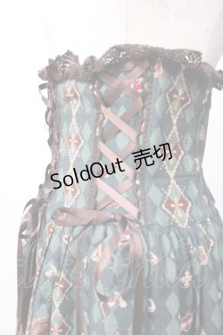 画像4: ALICE and the PIRATES / ミセス・ハロウィンアップルの奇妙な晩餐会スカート  グリーン Y-25-09-22-146-PA-SK-SZ-ZY