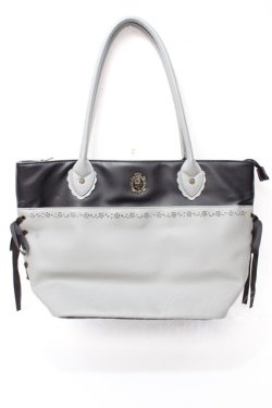 画像1: axes femme / 薔薇封入モチーフ付A4トート  グレー Y-25-09-22-022-AX-BG-SZ-ZY