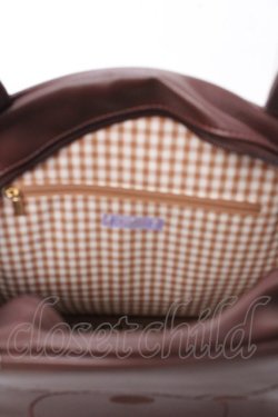 画像3: axes femme kawaii / クマ型トートバッグ  ブラウン Y-25-09-22-023-AX-BG-SZ-ZY