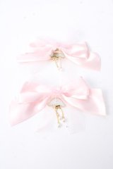 Amavel / HAT Jerryfish Aquariumリボンクリップ  ピンク Y-25-09-22-003-CA-AC-HR-ZY