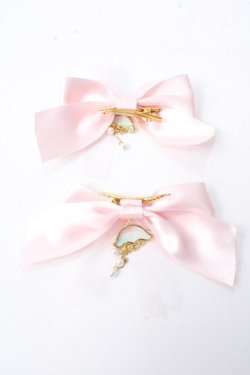 画像2: Amavel / HAT Jerryfish Aquariumリボンクリップ  ピンク Y-25-09-22-003-CA-AC-HR-ZY