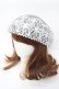画像1: m petit by misako / TT*AMレースBベレー  グレー Y-25-09-22-030-LO-AC-SZ-ZY (1)