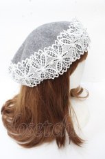 画像3: 【SALE】m petit by misako / TT*AMレースBベレー  グレー Y-25-09-22-030-LO-AC-SZ-ZTK016 (3)