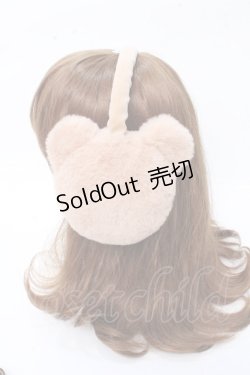 画像2: axes femme / クマシルエット耳当て  ベージュ Y-25-09-22-035-AX-ZA-SZ-ZT1008Y