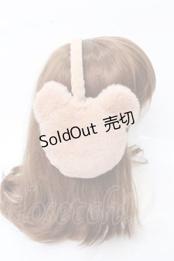 画像3: axes femme / クマシルエット耳当て  ベージュ Y-25-09-22-035-AX-ZA-SZ-ZT1008Y