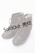 axes femme / レース使いブーツ  M Y-25-09-22-037-AX-SH-SZ-ZY