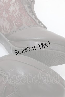 画像5: axes femme / レース使いブーツ  M Y-25-09-22-037-AX-SH-SZ-ZY