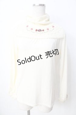 画像1: axes femme / レースタートルガーデンインナープルオーバー M 生成り Y-25-09-22-038-AX-TO-SZ-ZI