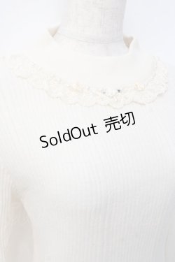 画像3: axes femme / バラボトルネックリブニットプルオーバー  生成り Y-25-09-25-035-AX-TO-SZ-ZI