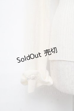 画像4: axes femme / バラボトルネックリブニットプルオーバー  生成り Y-25-09-25-035-AX-TO-SZ-ZI