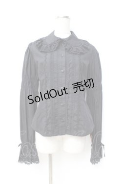 画像1: BABY,THE STARS SHINE BRIGHT / 後ろピンタックブラウス  黒 Y-25-09-25-004-BA-BL-SZ-ZY