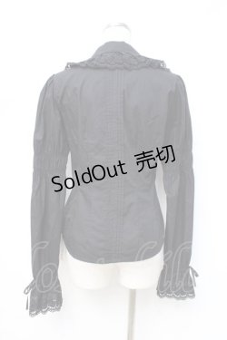 画像3: BABY,THE STARS SHINE BRIGHT / 後ろピンタックブラウス  黒 Y-25-09-25-004-BA-BL-SZ-ZY