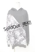 NieR Clothing / 転写ZIPパーカー   Y-25-09-25-047-PU-TO-SZ-ZY