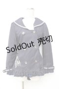 axes femme POETIQUE / セーラーショートトレンチ  紺 Y-25-09-25-049-AX-CO-SZ-ZY