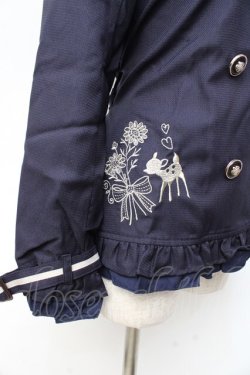 画像3: axes femme POETIQUE / セーラーショートトレンチ  紺 Y-25-09-25-049-AX-CO-SZ-ZY