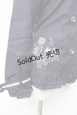 画像3: axes femme POETIQUE / セーラーショートトレンチ  紺 Y-25-09-25-049-AX-CO-SZ-ZY