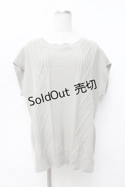 画像1: axes femme / ニットベストアンサンブル M グリーン Y-25-09-25-055-AX-TO-SZ-ZI