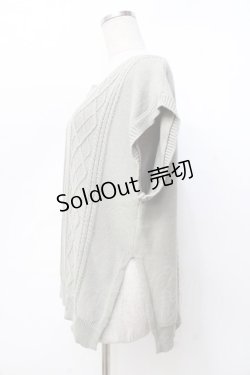 画像2: axes femme / ニットベストアンサンブル M グリーン Y-25-09-25-055-AX-TO-SZ-ZI