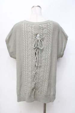 画像3: axes femme / ニットベストアンサンブル M グリーン Y-25-09-25-055-AX-TO-SZ-ZY