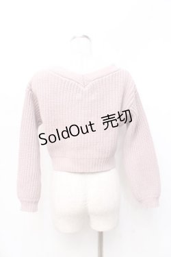 画像2: evelyn / ローゲージカーディガン  ピンク Y-25-09-25-065-LO-TO-SZ-ZY